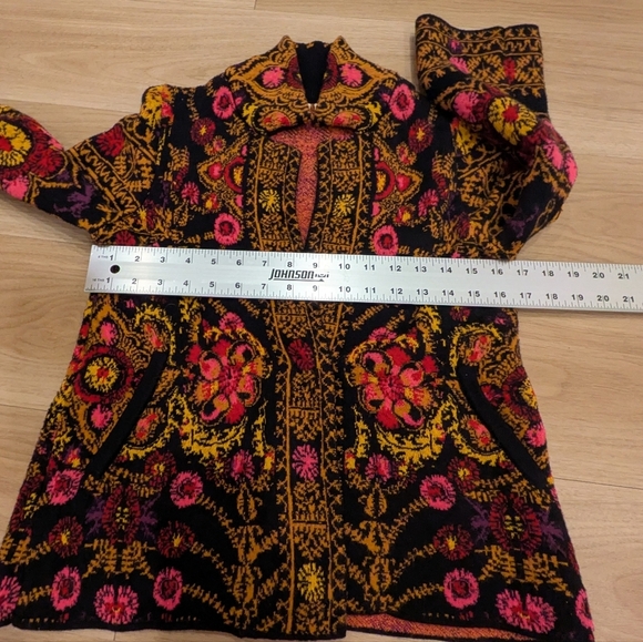 Moth By Anthropologie Payton Jacket - Size XS - Boho Patterned - Picture 3 of 6